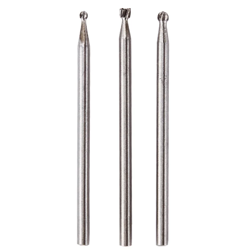 

High Quality 3Pcs/Set Carbide Burr Cutter Rotary Cutter Files Set For Engraving Rotary Tool Accessories #95267