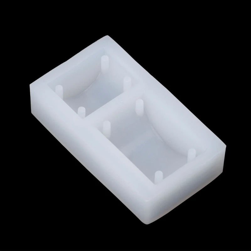 

Rectangle Silicone DIY Mold Bracelet Pendant Jewellery Making Mould Resin Hole