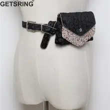 GETSRING, женская сумка, Женская поясная сумка, поясная сумка для женщин,, новая модная поясная сумка с леопардовым принтом и бриллиантами