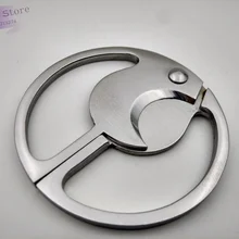 1 шт. Прочный Круглый Серебряный из нержавеющей стали Острый дым сигарета Табак аксессуар Сигара резак