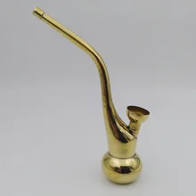 1 шт. Мини Кальян медный курительная трубка табака Золотой держатель для сигарет фильтр для воды наргуил подарок JT10