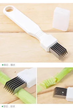 

Kitchen multifunction shredder shredded green onions cut onion device is shredded onion scallion shallot onion knife knife