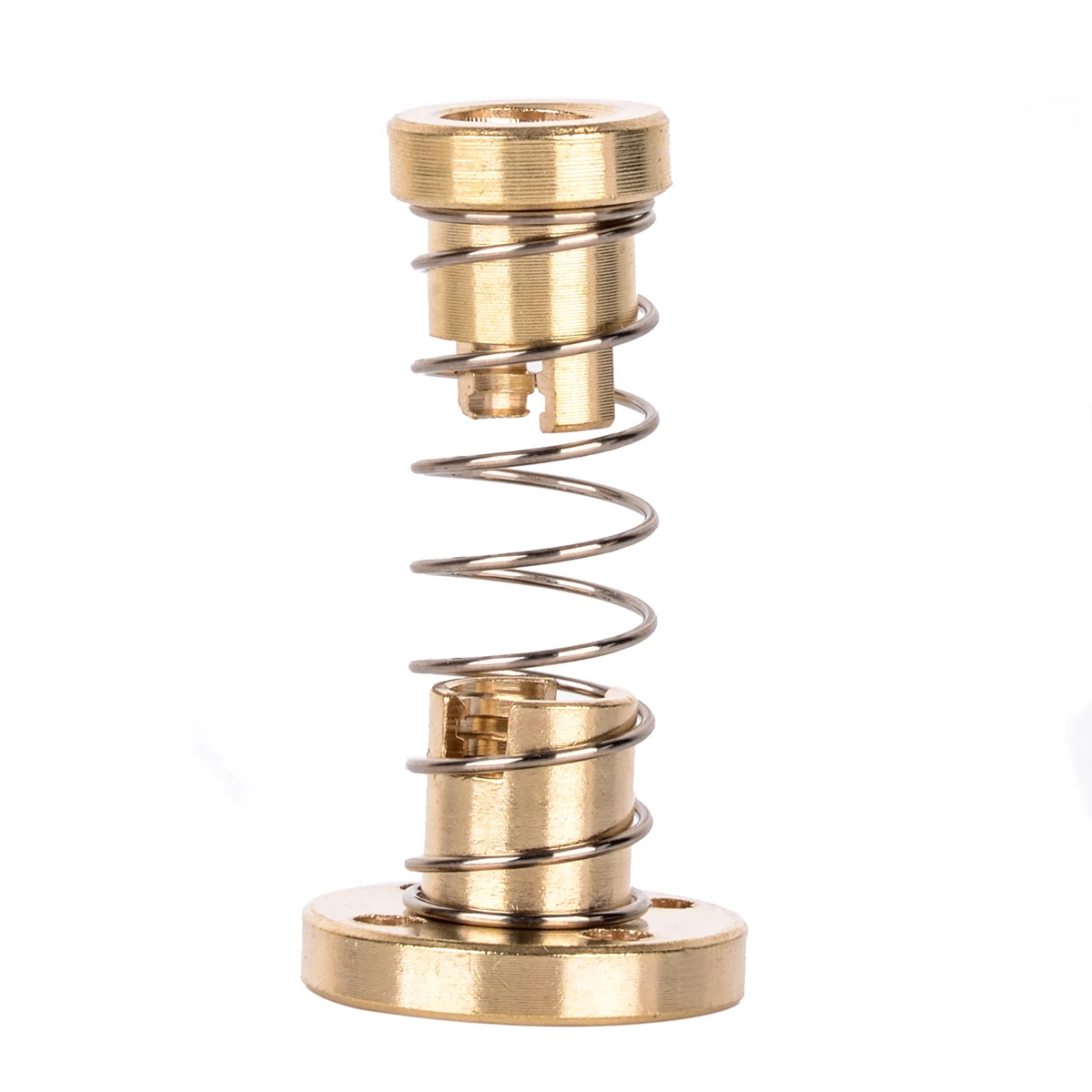 

1 Set 3D Printer Parts T8 Anti Backlash Spring Loaded Nut For 2mm Acme Threaded Rod Lead Screws