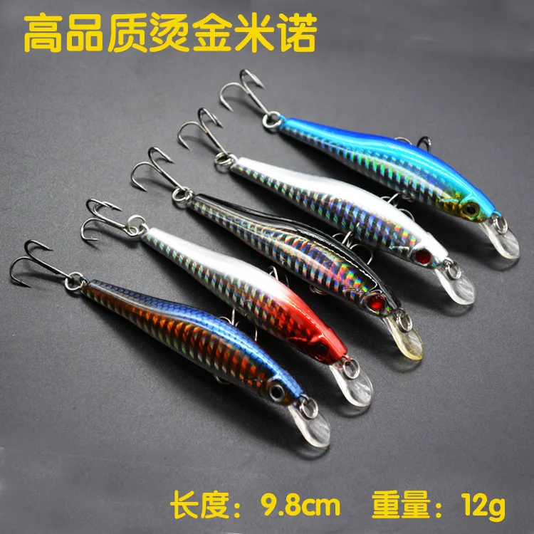 Жесткий Bait Minnow ZZ рыбалка 1 шт. 12 г 9 8 см рыболовные снасти приманки зимняя