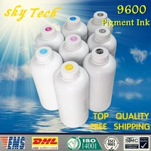 1000ML 8pcs Pigment ink suit for Epson 9600 etc and Flatbed Ink Jet Printer anti UV