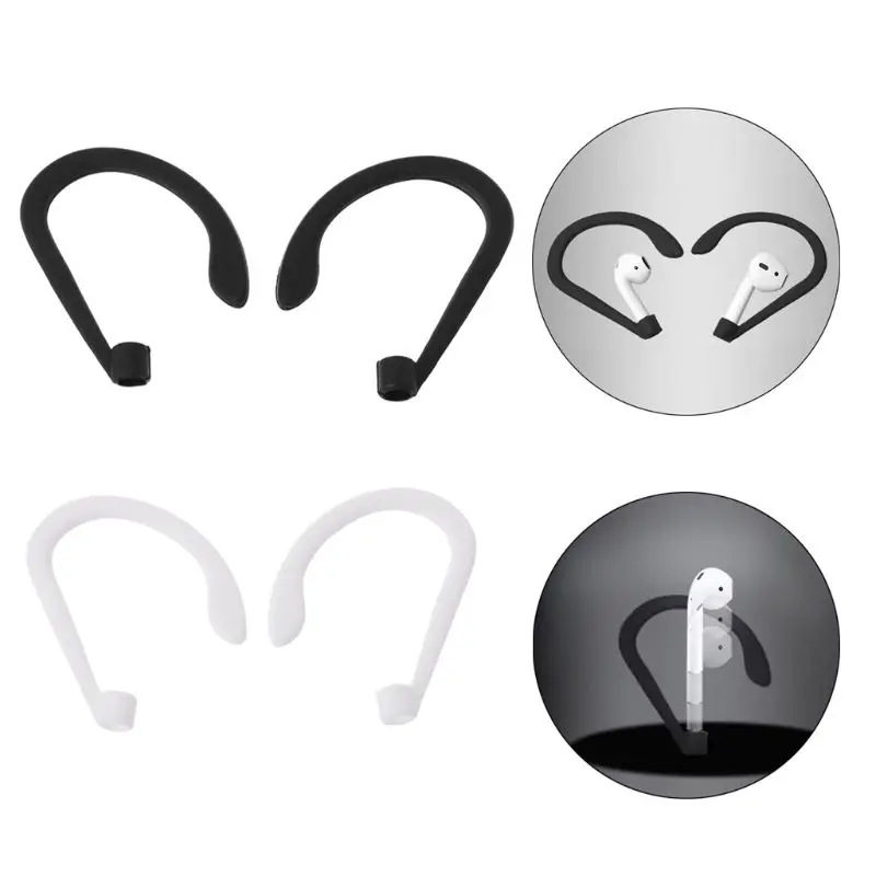 

1 Pair Earhook Holder For Apple AirPods Strap Silicone Sports Anti-lost Ear Hook Drop Shipping Support