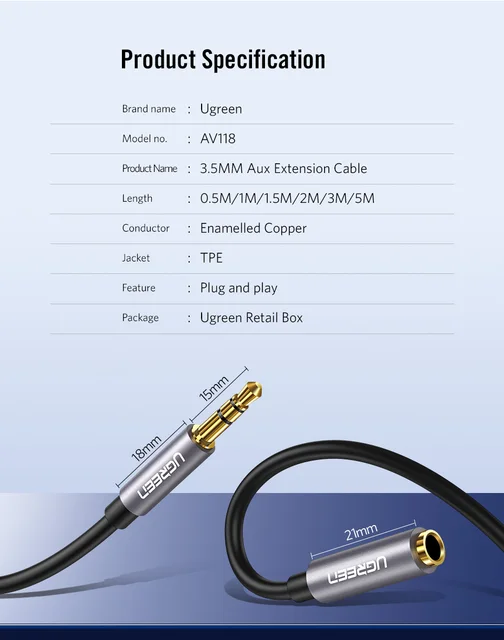 Prolunga Jack Prolunga Per Cuffie 3.5 Mm - Cavo Da 2 Metri (6.5 - Foto 5