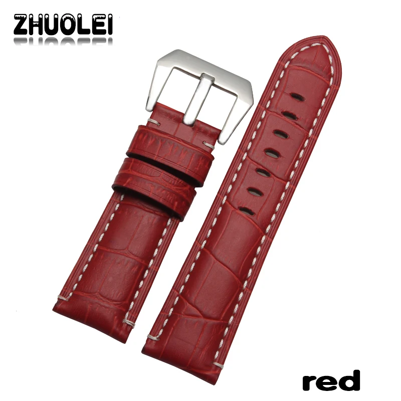 Buy Watchband Genuine Leather Watch Strap Vintage