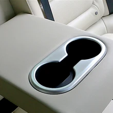 Для Mazda 6 M6 Atenza 2013- ABS хромированный задний держатель стакана воды декоративная крышка матовый интерьерный отделка молдингов 1 шт