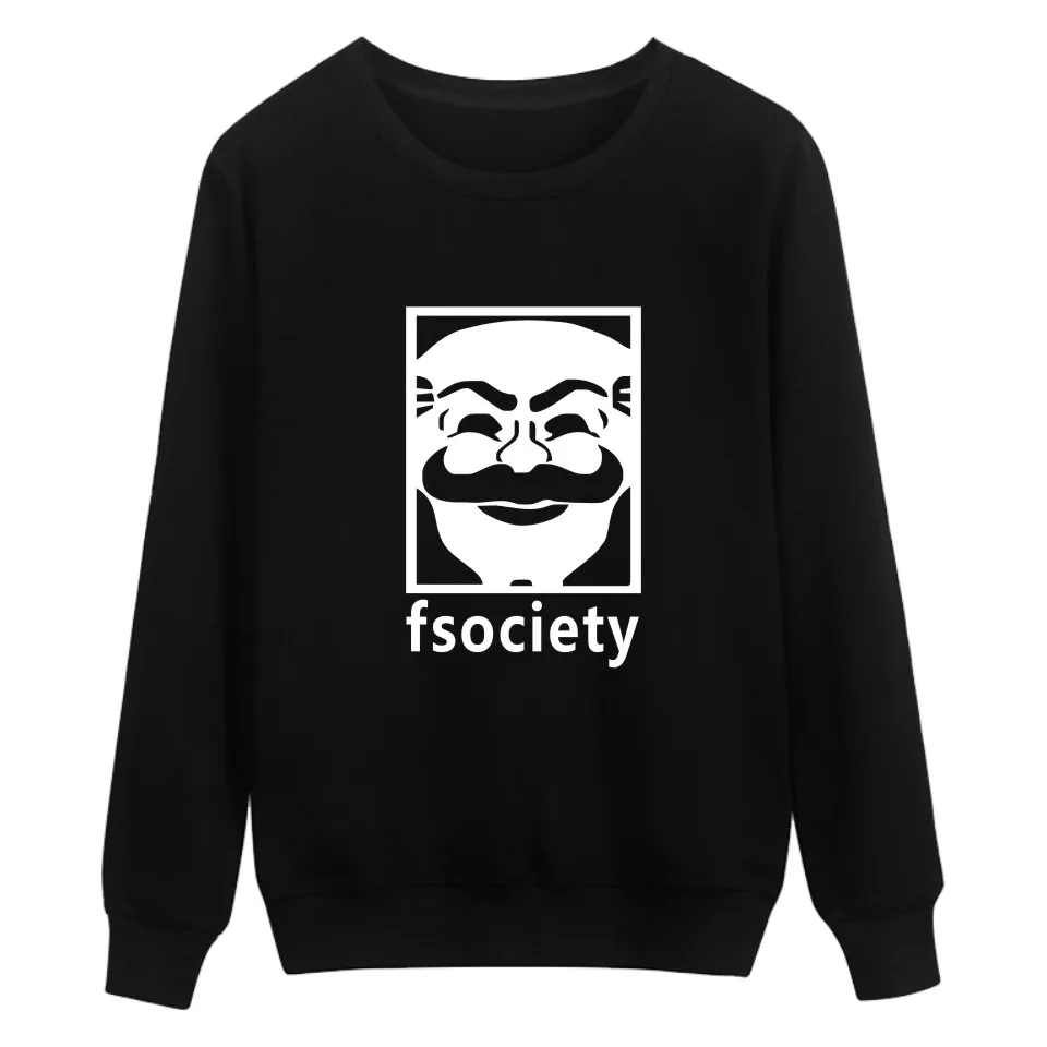 Mr Робот Fsociety толстовка с капюшоном для мужчин хип хоп американская популярная