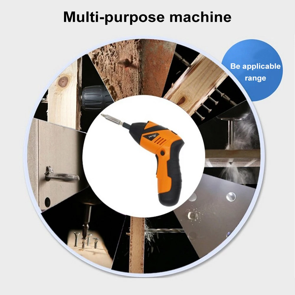 

104pcs Electric Screwdriver Tool Kit Electric Screwdriver Cordless Mini Drill Wireless LED DIY Electric Drill Power Tools
