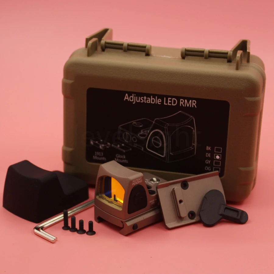 RMR نمط غلوك منظر نقطة حمراء نطاق جهاز الرؤية العاكس التكتيكية البصر للصيد نطاق صالح Picatinny السكك الحديدية RMR نمط غلوك منظر نقطة حمراء نطاق جهاز الرؤية العاكس التكتيكية البصر للصيد نطاق صالح Picatinny السكك الحديدية