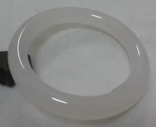 

2741 VINTAGE CHINA FASHION BEAUTIFUL FINE WHITE JADE GEMS BANGLE BRACELET