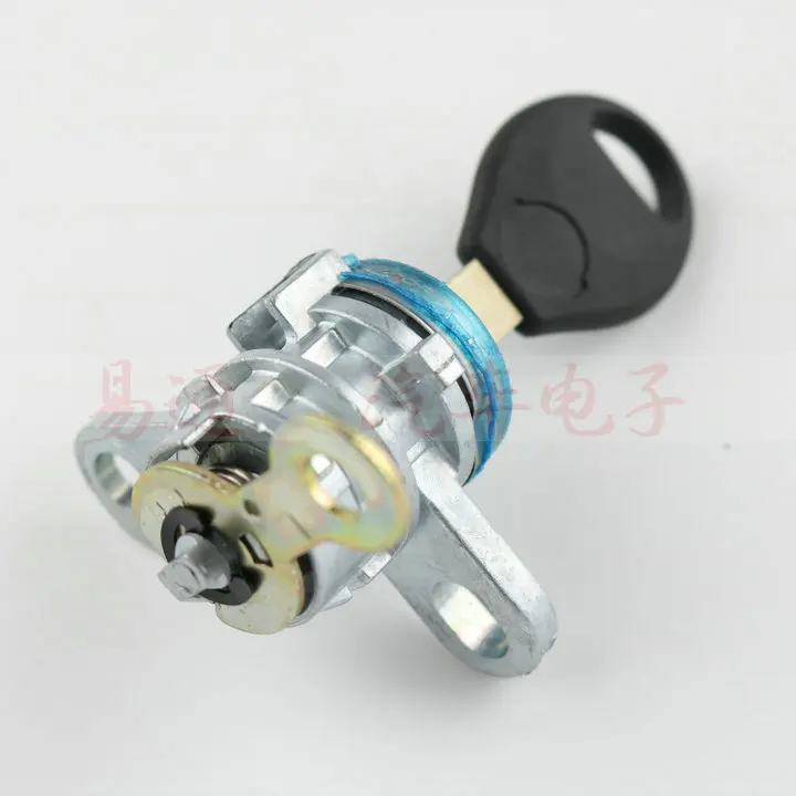 

for nissan A32 A33 Sunny left front door Lock Auto Car Practice Lock Cylinder With Black Car Key Locksmith Tools Training Lock