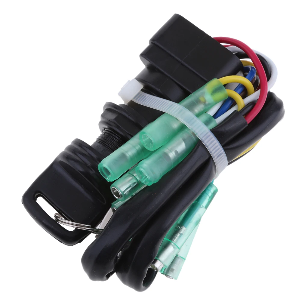 1 Pcs Universal Boat Ignition Key Switch Assembly For Yamaha 40HP 60HP Outboard Motor Replace 703-82510-42-00/703-82510-43-00