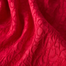 Шерсть; жаккард ткань пэчворк высокого класса на заказ красная ткань DIY для детской хлопковой одежды ткани