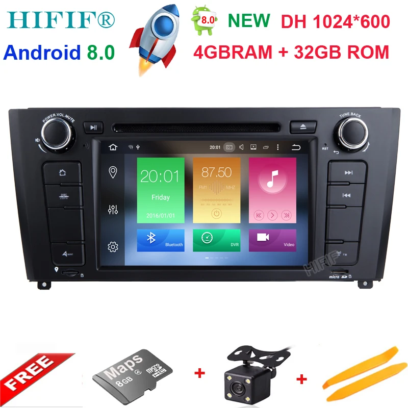 Discount HIFIF Android 8.0 CAR DVD player FOR BMW 1 SERIES E81 E82 E83 E87 E88 2004-2012 car audio stereo Multimedia GPS 8Core 4GB+32GB 0 Discount HIFIF Android 8.0 CAR DVD player FOR BMW 1 SERIES E81 E82 E83 E87 E88 2004-2012 car audio stereo Multimedia GPS 8Core 4GB+32GB 0