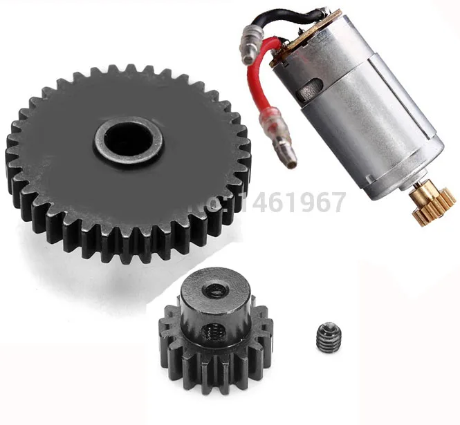 

Upgrade!!! Wltoys A949-24 Metal Reduction Gear + 390 motor + gear for Wltoys A949 A959 A969 A979 K929 1/18 Rc Car Part