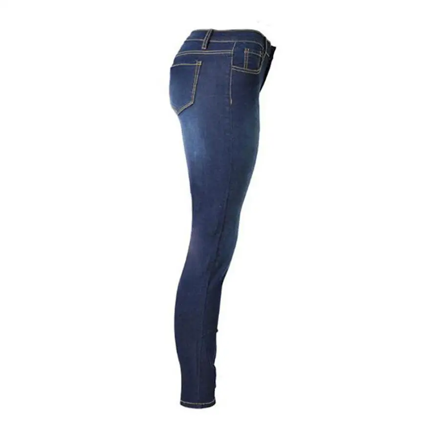 CHAMSGEND женские джинсовые обтягивающие джинсы, Стрейчевые узкие брюки, узкие длинные штаны 4J31