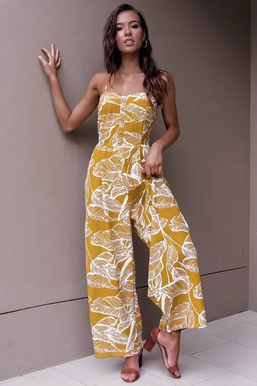 

2019 Combinaison Pantalon Femme Explosive Kombinezony for Women Print Multicolor Sleeveless Tube Top Straps Jumpsuit Body Femme