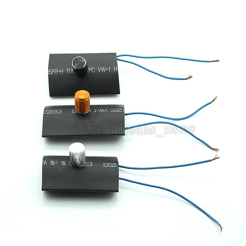 AC 250V Manual Knob IncandescentLlamp Table Lamp In Line 0 300W Dimmer