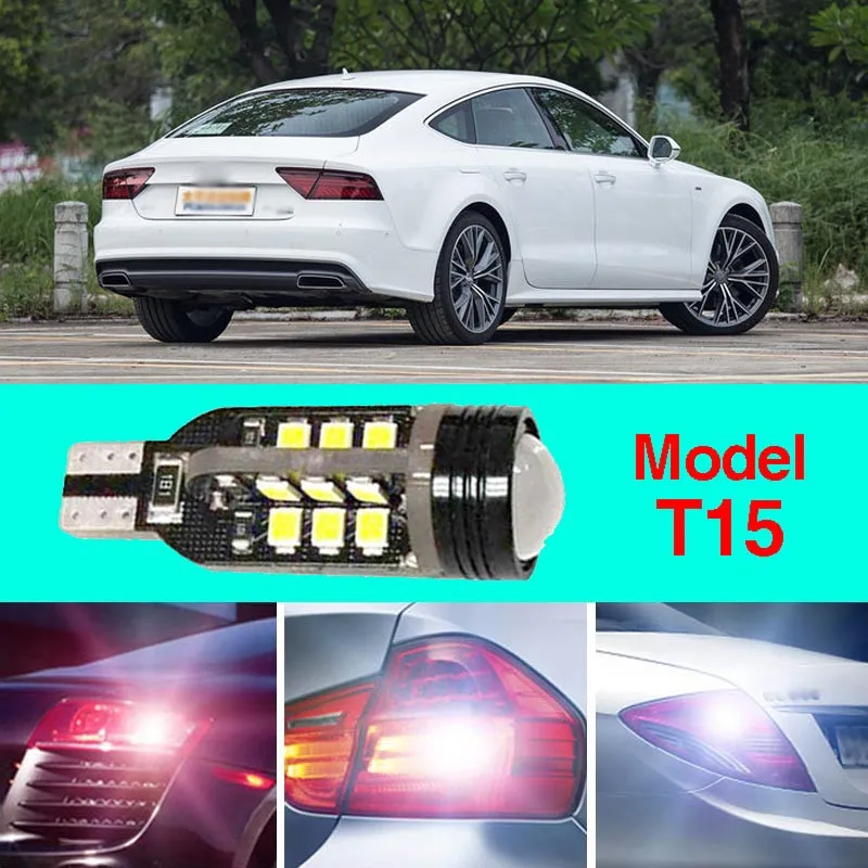 

Ownsun Error Free T15 Socket 360 Degrees Projector Lens LED Backup Reverse light R5 Chips Replacement Bulb For Audi A7