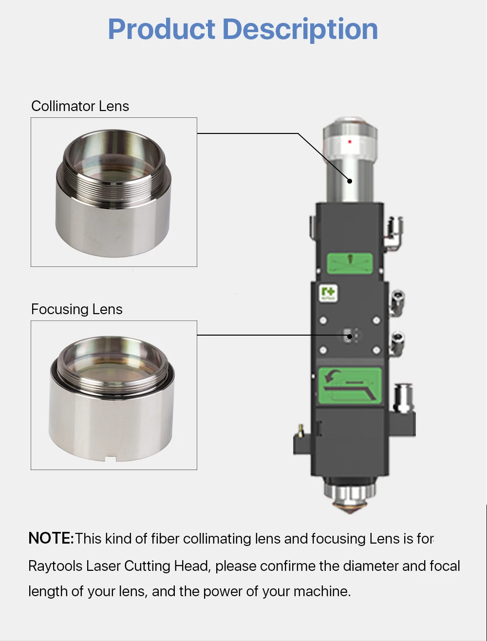 Cloudray BT240 волоконный лазерный фокус объектива D30 F100 F125mm с держателем объектива для Raytools Лазерная режущая головка BT240 BT240S 0-4KW