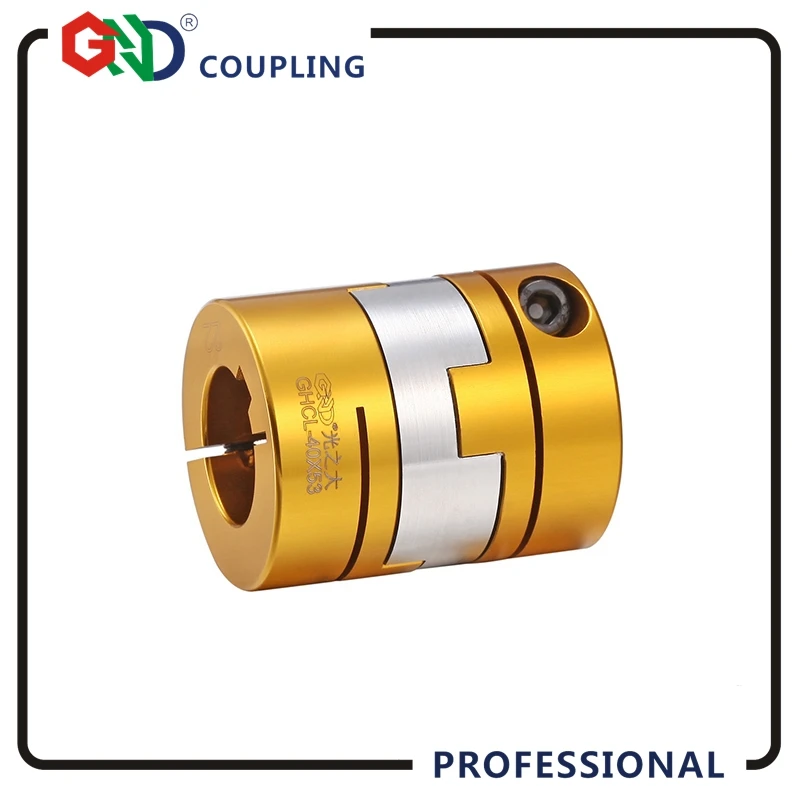 

GND Flexible coupling GHCL Diameter 16mm length 21mm Aluminum Oldham clamp series slide shaft couple 5mm for servo stepmotor