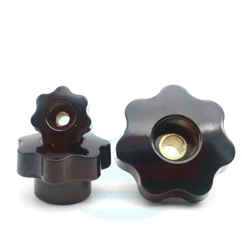 3 шт. M4 M5 M6 Torx T &amp TX сливовый Тип 25 мм-40 мм OD сквозное отверстие семь звезд ручка