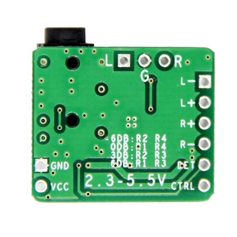 Differential rotary balance single ended output HIFI amplifier TPA6132 input 2.3 to 5.5V