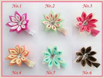 50 BLESSING Good Последняя мода различных стилей 2,25-2,7" d-цветок клип