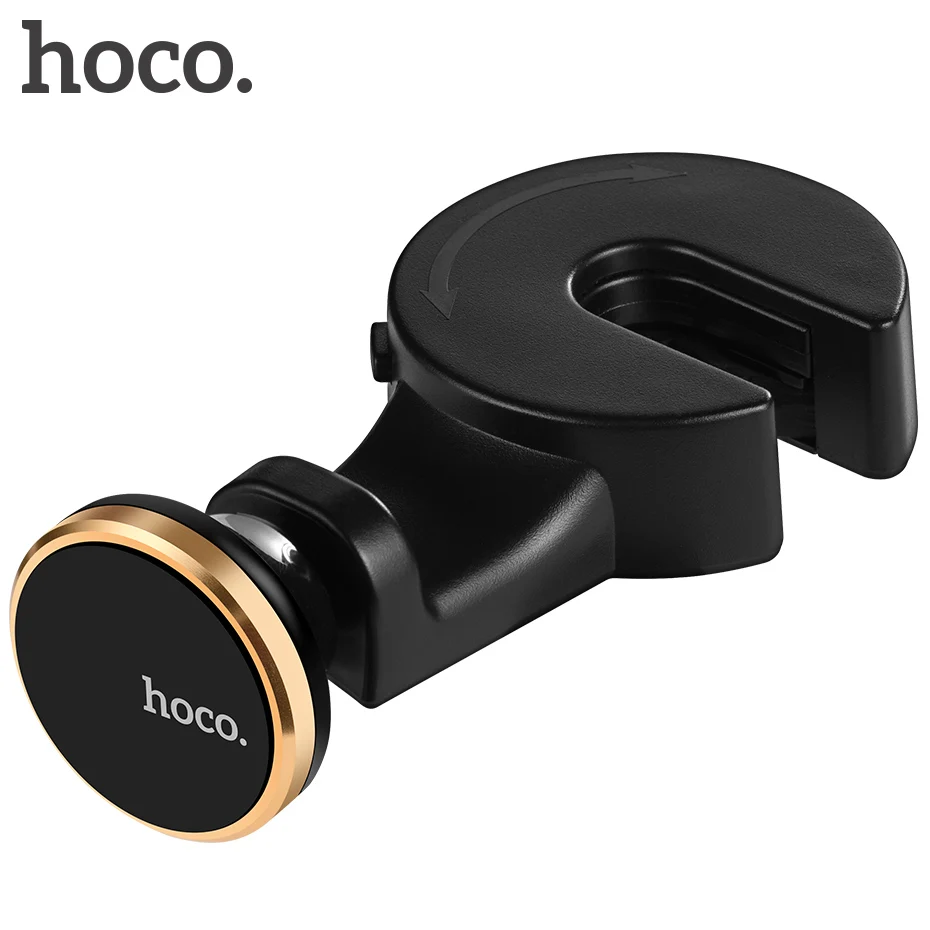 HOCO магнитный держатель универсальный автомобильный на подголовник 360 градусов
