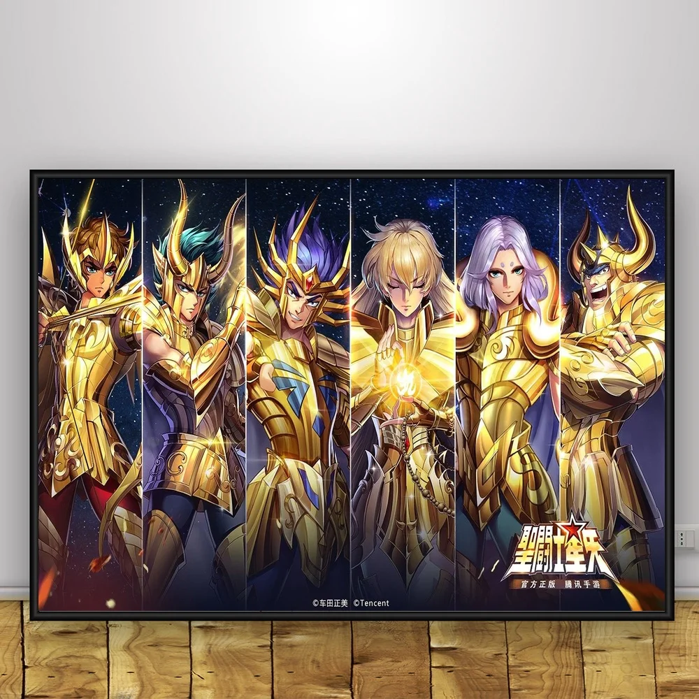 

Saint Seiya Art Silk Poster Home Decor 12x18 20X30inch
