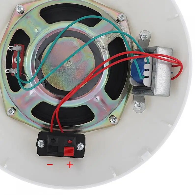 ATC-805 5 дюймов 6 Вт поверхностное крепление модный микрофонный вход USB MP3 плеер потолочный динамик для общественного вещания фоновый музыкальный динамик