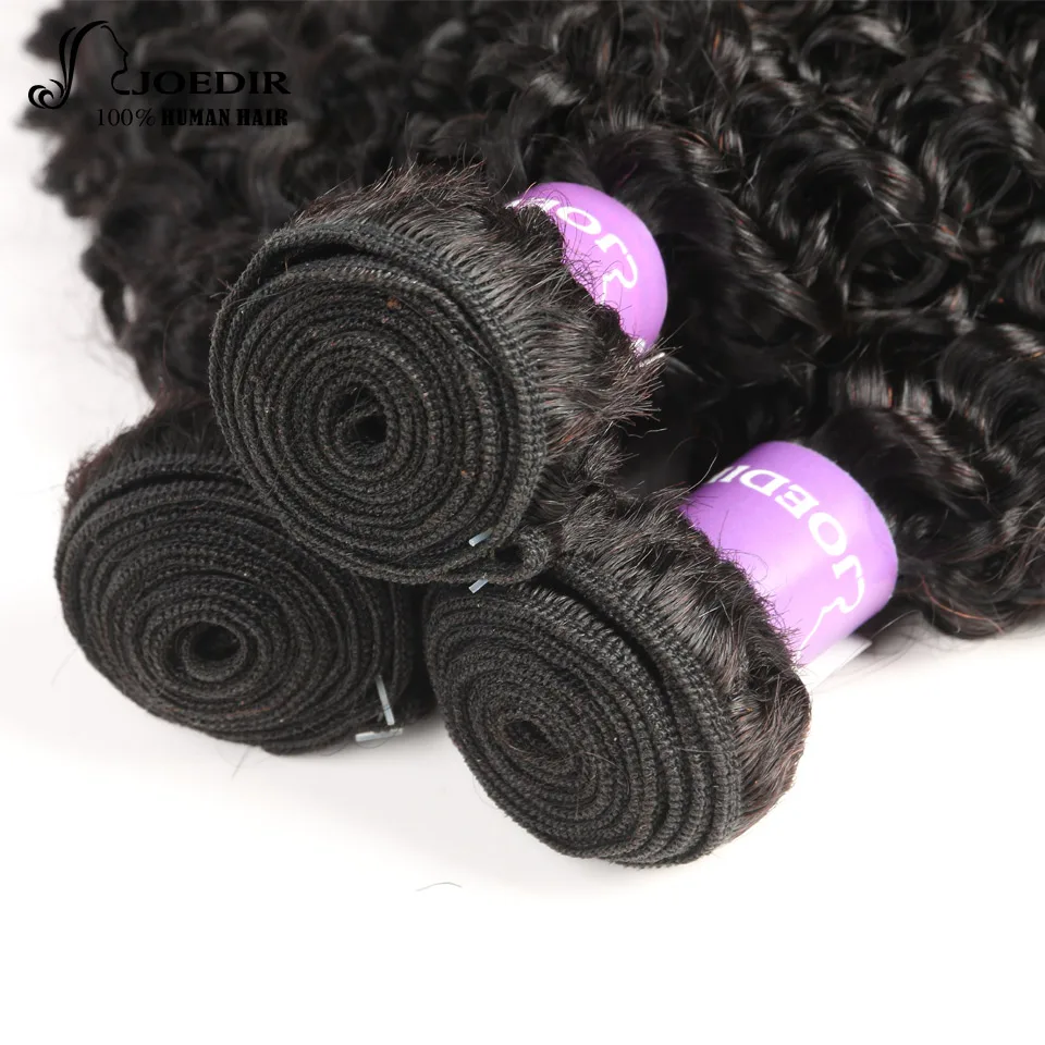 JOEDIR Hair Curly Weave Human Hair Extensions 3 PCS Natural Color Brazilian Hair Weave Bundles 10-28 Inch non Remy Hair JOEDIR Hair Curly Weave Human Hair Extensions 3 PCS Natural Color Brazilian Hair Weave Bundles 10-28 Inch non Remy Hair