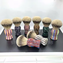 CSB узел 20 мм кисть из серебристого барсучьего волоса для бритья щетка для бритья влажный парикмахерский магазин иструмент для парикмахерской