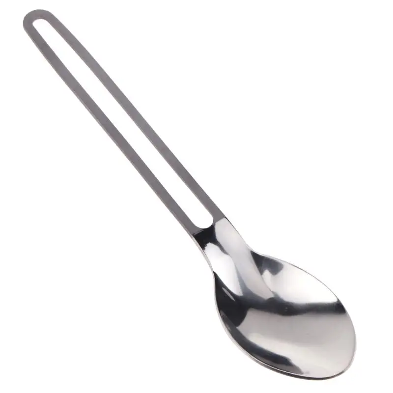 Titanio ultraligero al aire libre cuchillería cuchara Tenedores Spork Vajilla con bolsa/Viajes/senderismo/camping cubiertos Utensilios 1 unids