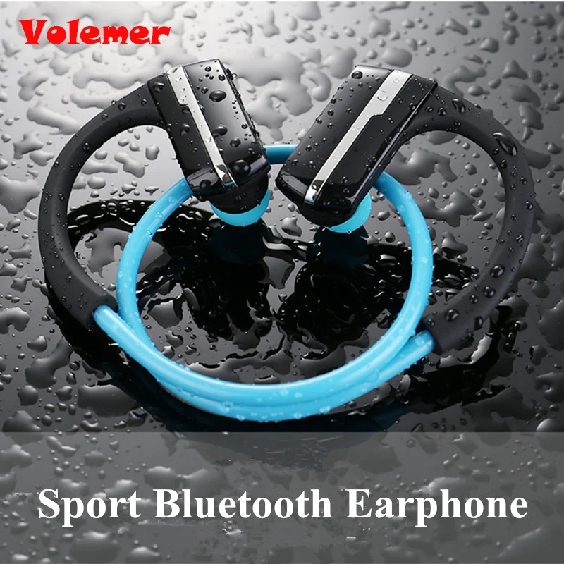 

Volemer P9 IPX4 Bluetooth Earphone Bluetooth 4.1 Headset Wireless Sports Headphone Stereo Auriculares Earhook for iPhone/Xiaomi