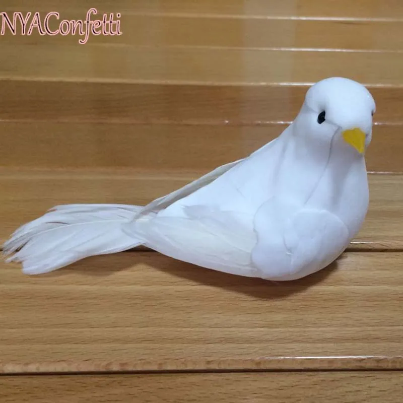 Mini fake birds artificial feather foam doves wedding Garden decoration.ornam~MF 
