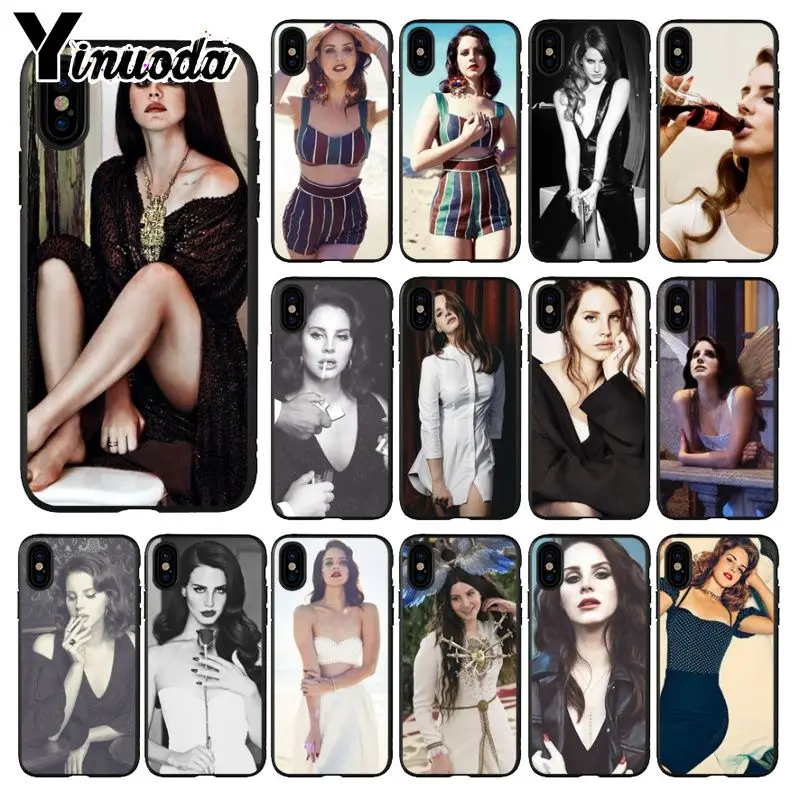 Высококачественный чехол для телефона Yinuoda Lana Del Rey Apple iPhone 8 7 6 6S Plus X XS MAX 5 5S SE XR |
