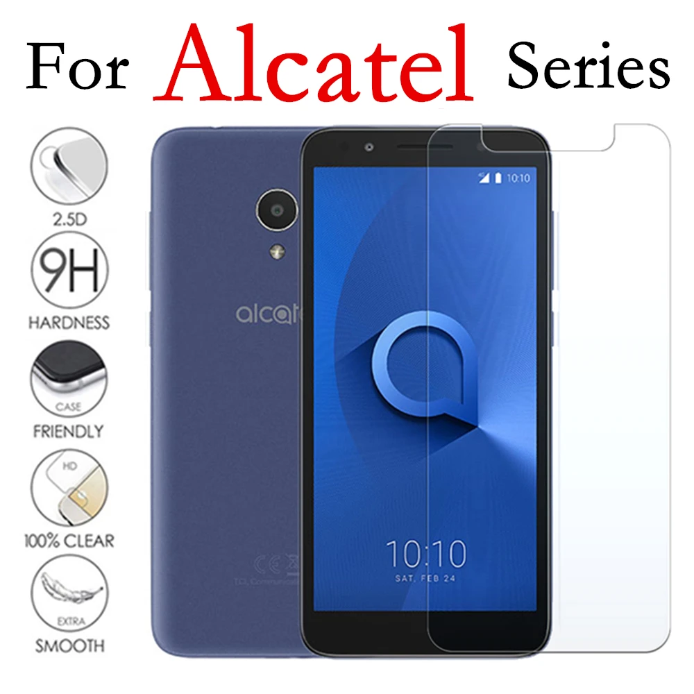 HD прозрачное закаленное стекло для Alcatel 1S 3 3L Защита экрана для Alcatel U5 5V 3X3 V 3C 1X5 7 защитная пленка для телефона