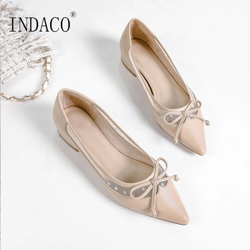 

2019 Women Leather Flat Shoes Comfortable Lace Casual Shoes 2.5cm Big Size 34-40 Women Loafers