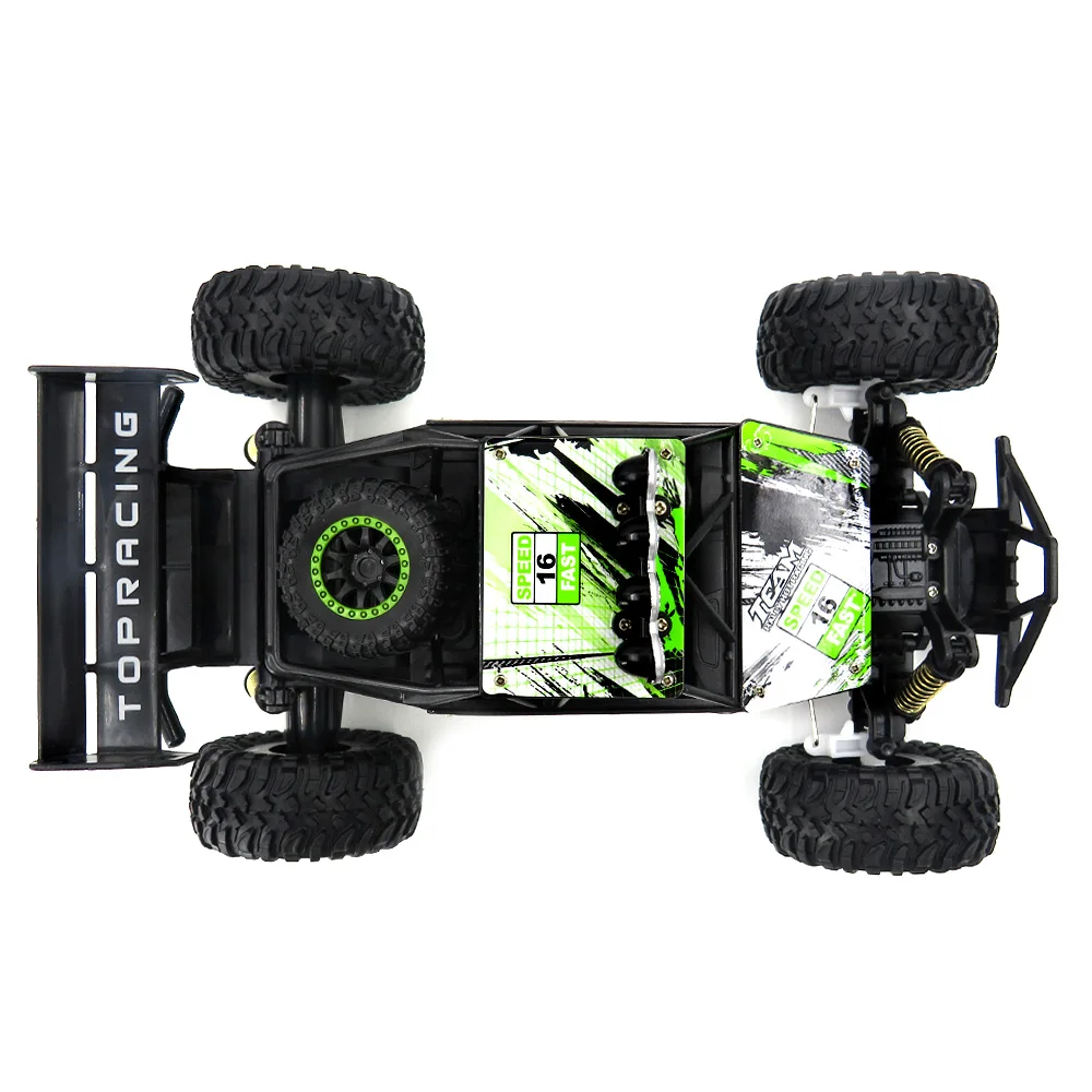 Flytec SL-156A Радиоуправляемая машина 1/18 4WD 2,4 ГГц 16 км/ч независимая подвеска пружина радиоуправляемые внедорожные автомобили игрушки на дистанционном управлении