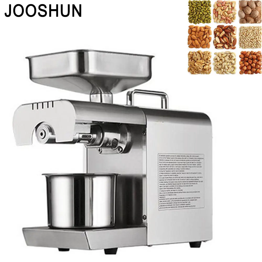 

Thailand CE Stainless Steel Oil Press Machine Commercial Home Oil Extractor Peanut Oil Cold Press Expeller 110V 220V available