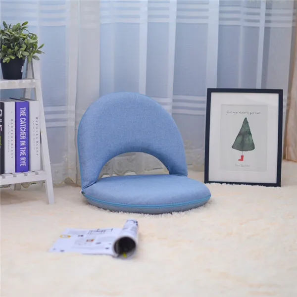 Мягкий пол стул с регулируемой спинкой гостиной стул для отдыха мебель для медитации, тренингов, чтения, просмотра телевизора