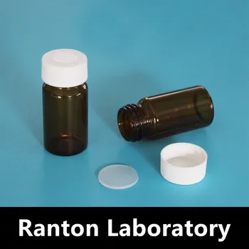 

Free Shipping 10pcs 20ml brown glass bottle solid cover silicone gasket high borosilicate glass good air tightness 27 * 60mm