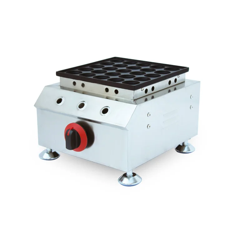 

Free Shipping Gas tye 25 Holes Poffertjes Grill Non-stick Pancakes Maker Poffertjes Baker Maker Iron Machine