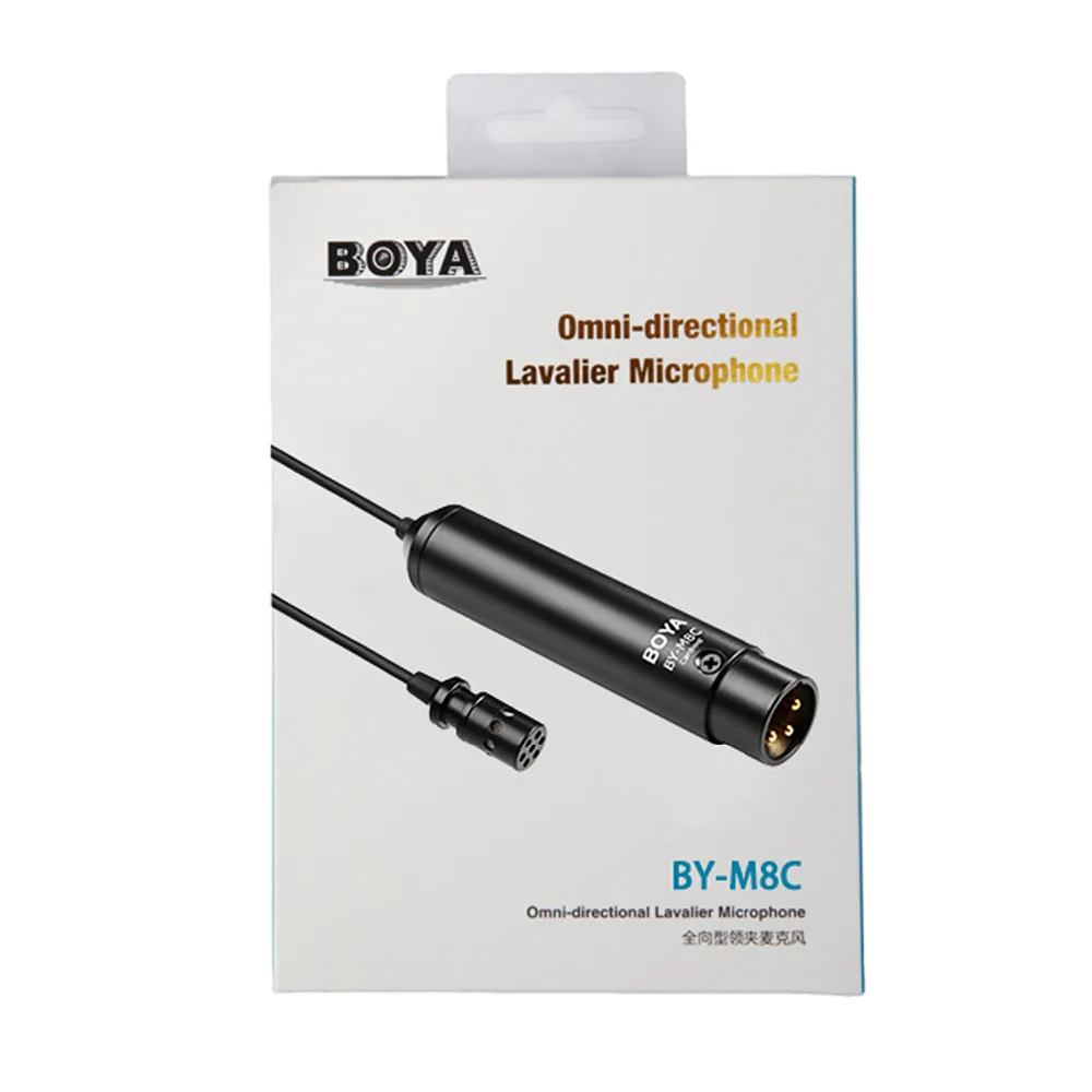 Новый BOYA XLR выход конденсаторный микрофон BY M8C для Canon Sony Panasonic видеокамеры зум