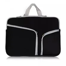 15″ Portable Soft Laptop Bag Diving Material Notebook Liner Sleeve Handle Computer Zipper Bag Mac Tablet Pouch For 15 inch Oc25