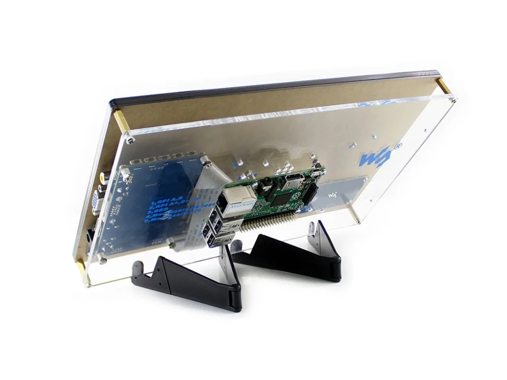 Details about  / 10.1/" Capacitive 1024x600 Touch Screen LCD HDMI VGA Connect For Raspberry Pi